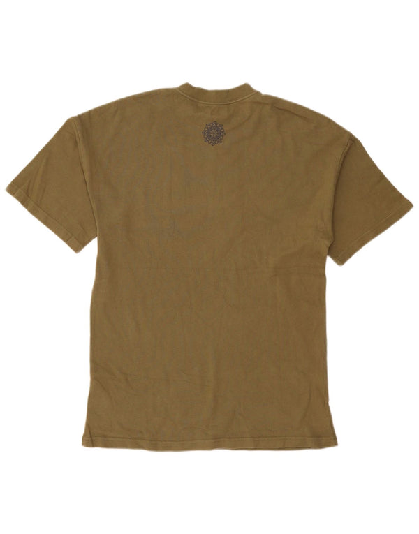 Timberland Camiseta para hombre Top Small Khaki Cotton