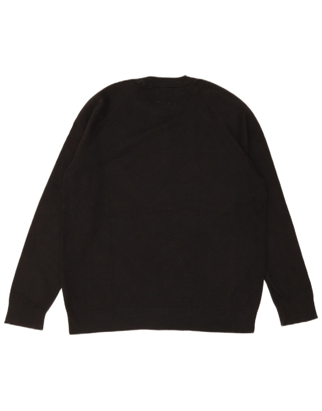ZARA Hombre Jersey Cuello Redondo Jersey Mediano Negro Algodón