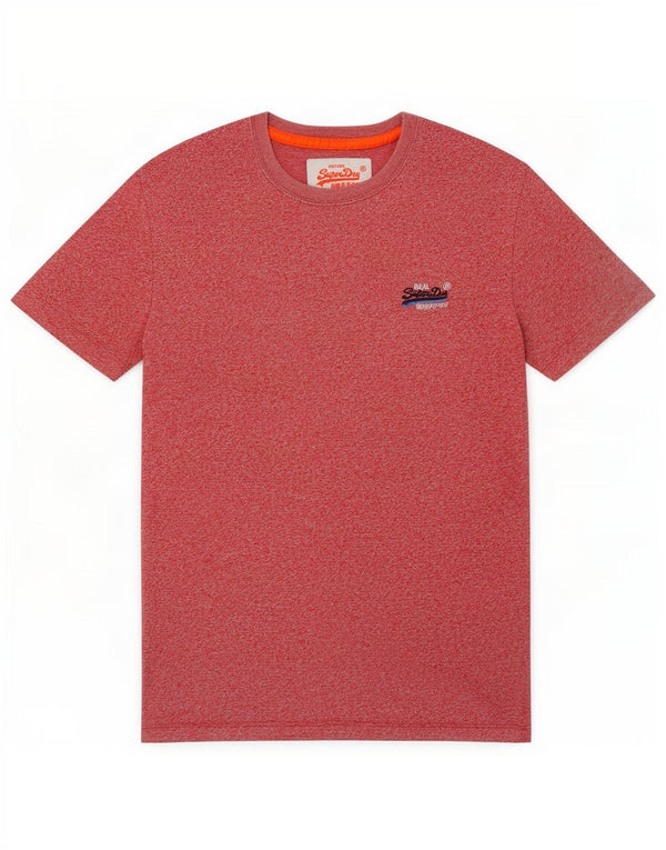 Superdry Camiseta para Hombre Top XS Rojo Moteado