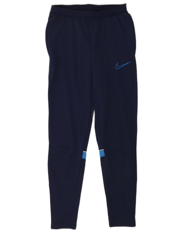 Nike - Pantalones de chándal Dri Fit para hombre (talla pequeña), color azul marino, poliéster