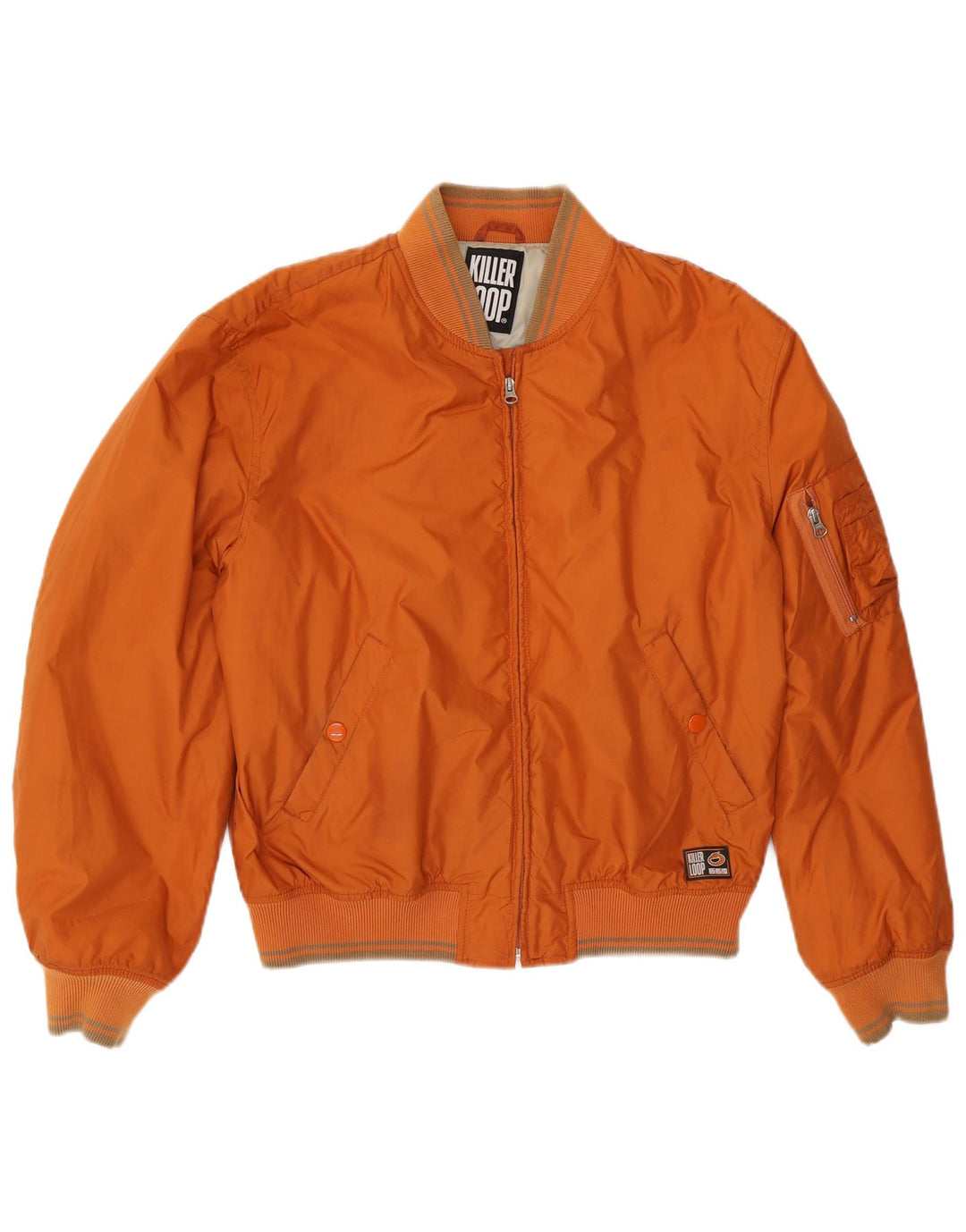 Killer Loop Chaqueta Bomber para Hombre UK 40 Large Poliamida Naranja