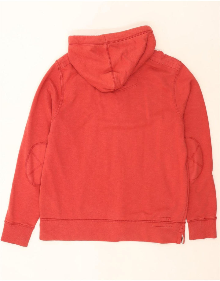 Jersey con capucha y cuello con botones para hombre Fat Face Algodón rojo medio