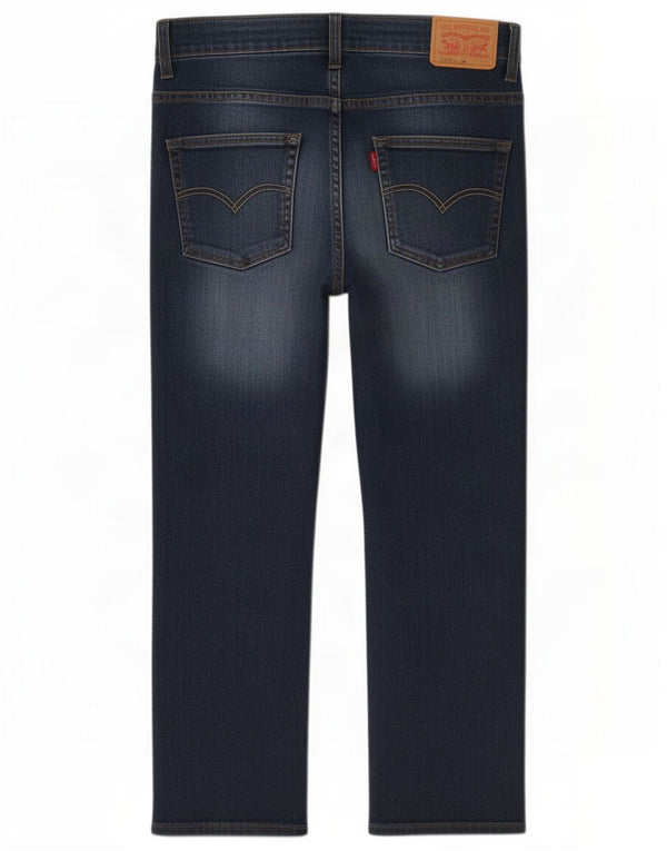 Levi's Boys 511 Slim Jeans 11-12 años W28 L23 Azul Marino Algodón