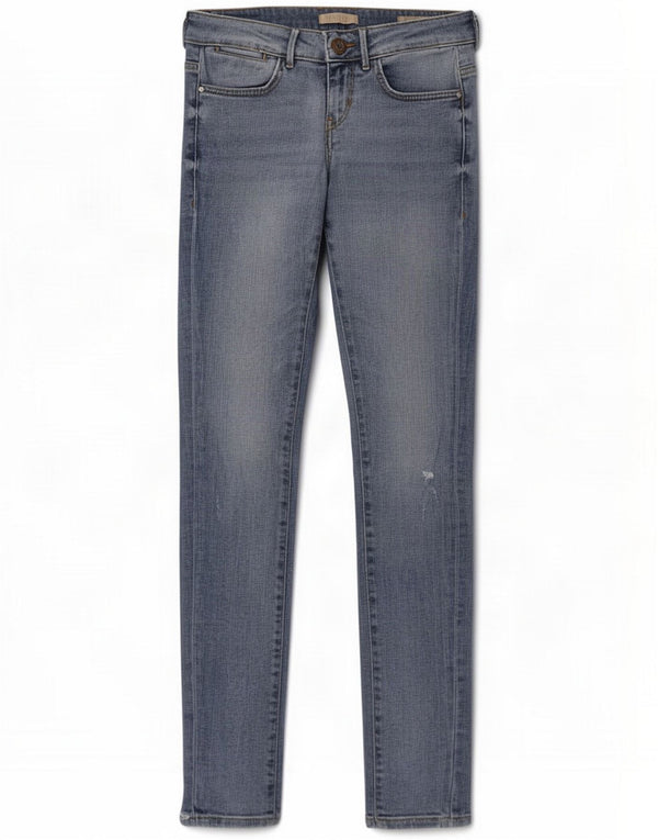 Guess Jeans ajustados desgastados para mujer W28 L31 Algodón azul