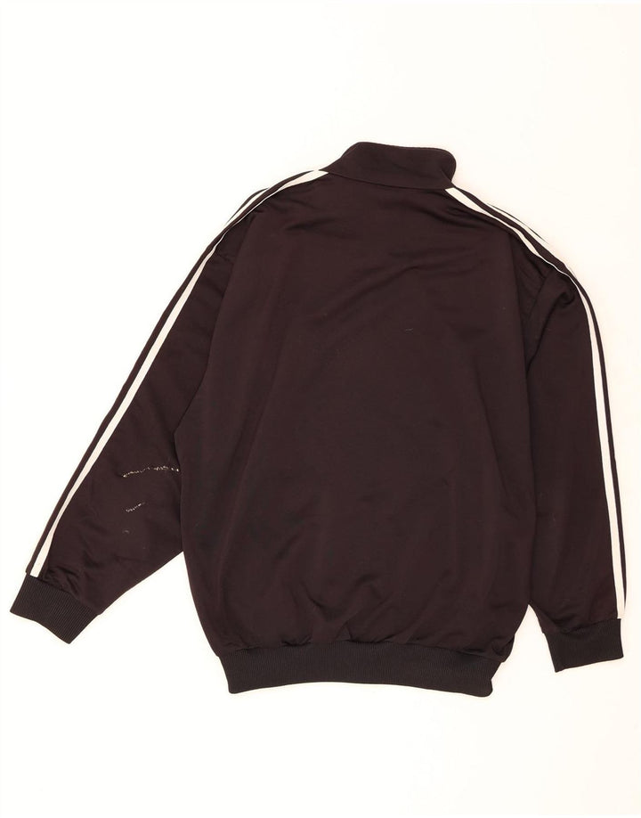 Adidas - Chaqueta de chándal para hombre, talla 34/36, poliéster negro pequeño