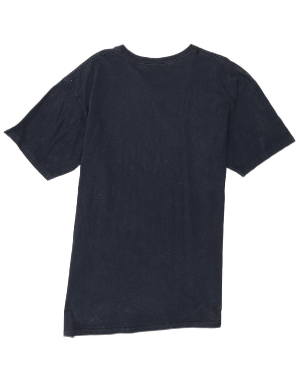 Hard Rock Cafe Mens Angkor Graphic Camiseta Top Grande Azul Marino Algodón