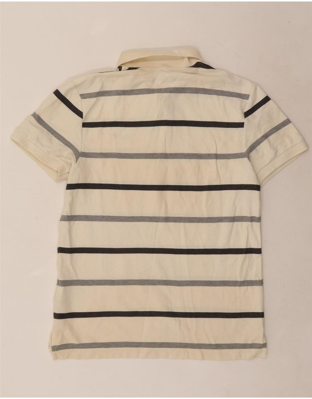 Polo Nike Hombre De Algodón A Rayas Blanco Mediano
