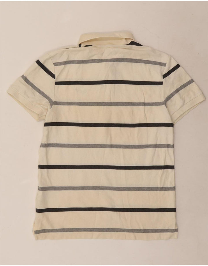 Polo Nike Hombre De Algodón A Rayas Blanco Mediano