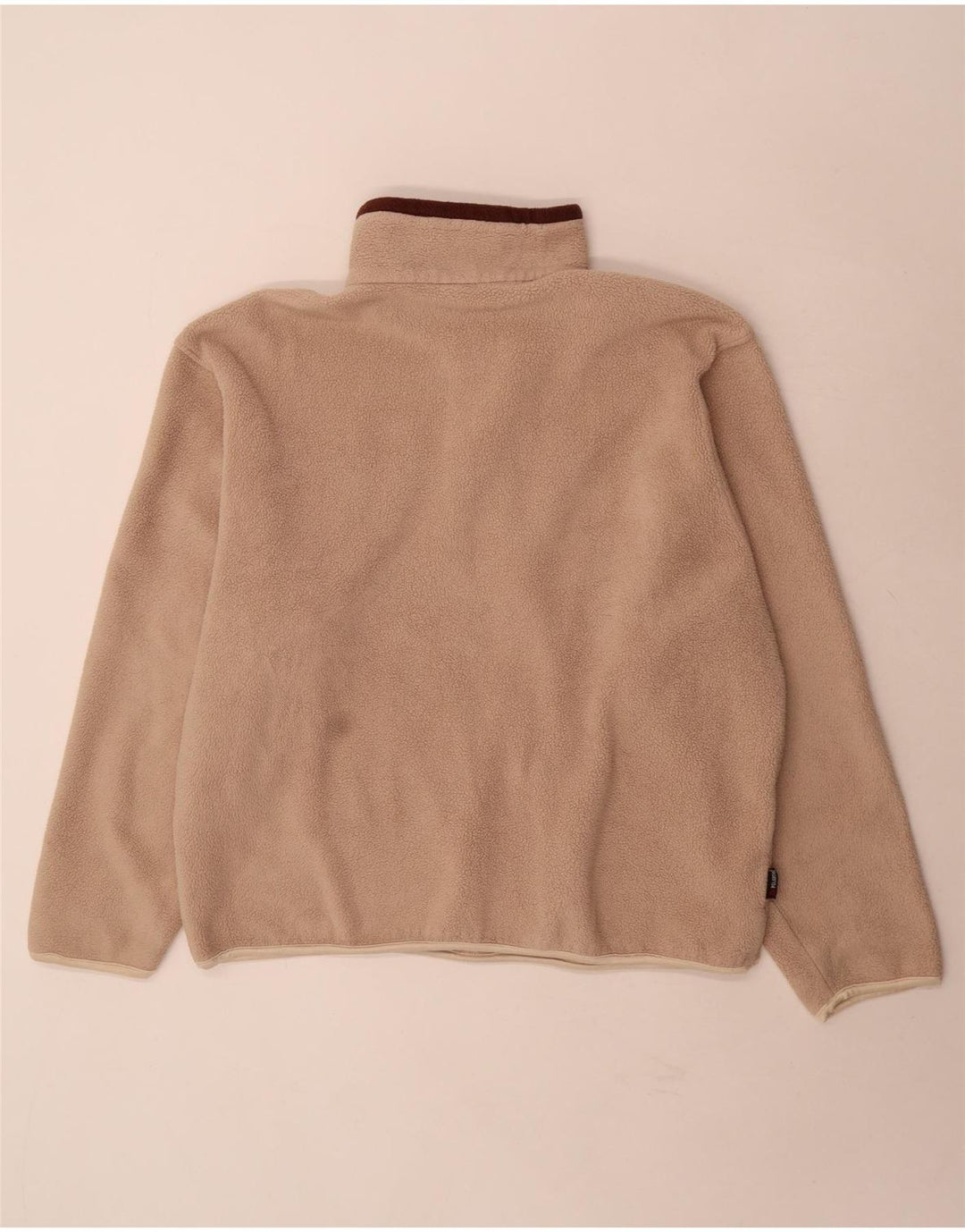 Lowe Alpine Hombre Zip Neck Fleece Jumper XL Beige Poliéster