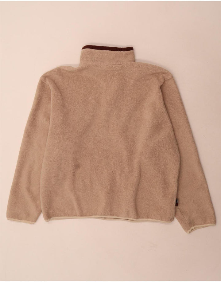 Lowe Alpine Hombre Zip Neck Fleece Jumper XL Beige Poliéster