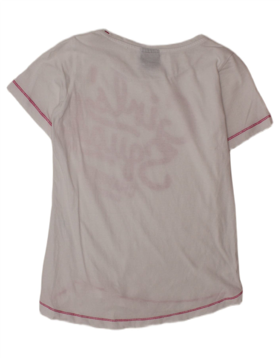 CHAMPION Camiseta gráfica para niña 9-10 años Mediana Blanco