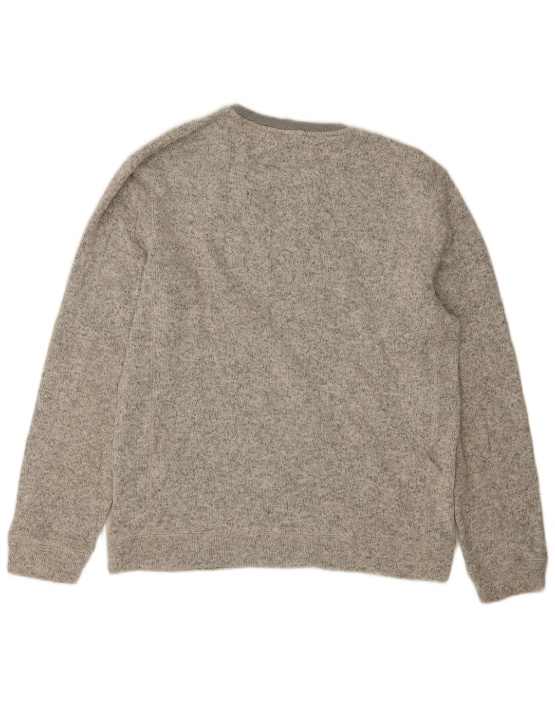 Quiksilver Hombre Sudadera Jumper Large Gris Moteado Poliéster