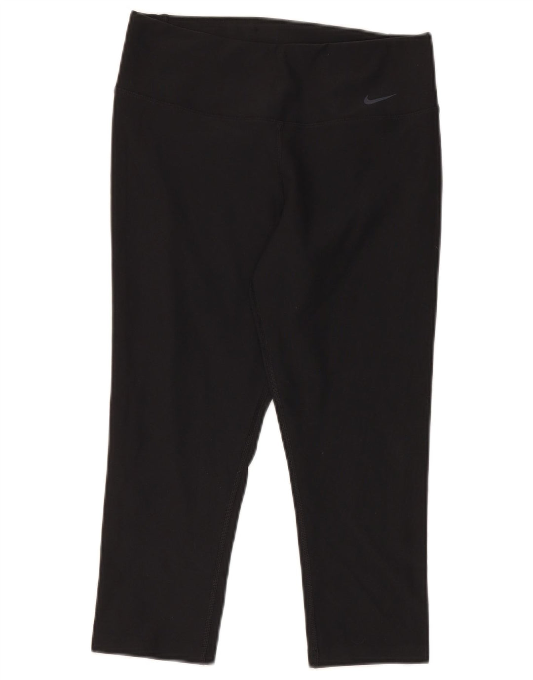 Nike - Leggings capri Dri Fit para mujer, talla 10, poliéster negro pequeño