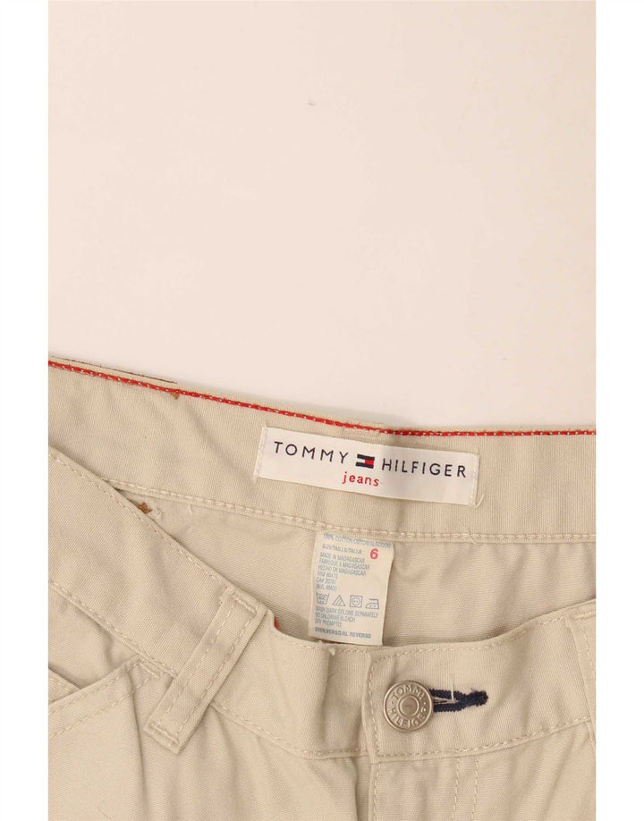 Tommy Hilfiger Pantalones Cortos Cargo para Mujer US 6 Medium W28 L24 Blanco