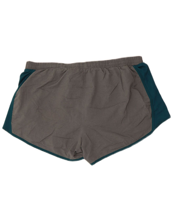 Under Armour Hombre Heat Gear Sport Shorts XL Gris Colorblock Poliéster