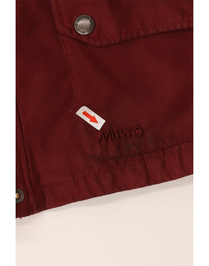 Musto Chaqueta utilitaria para mujer UK 46 Grande Poliéster burdeos