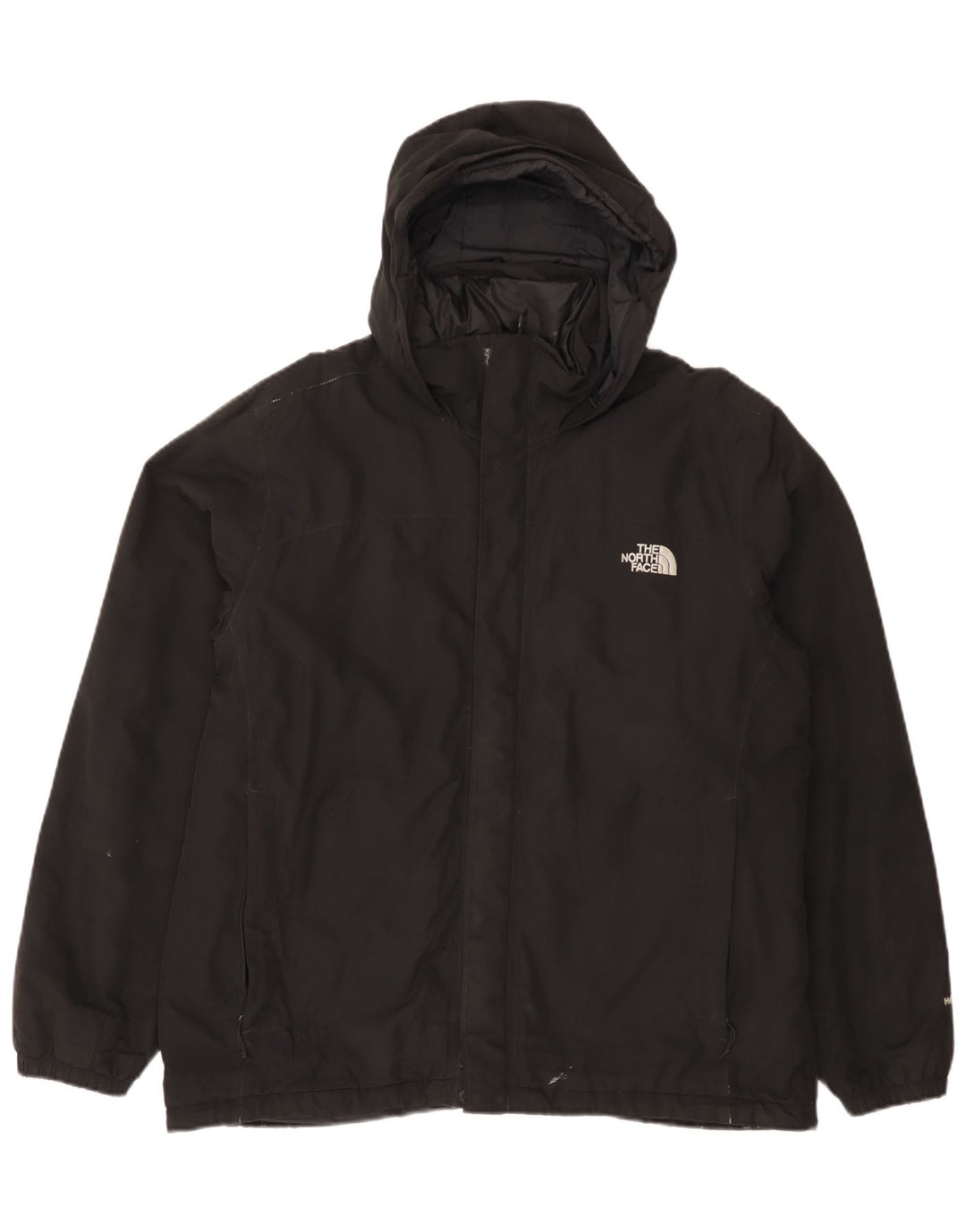 The North Face Chaqueta cortavientos con capucha para hombre Reino Unido 40 Grande Poliéster negro