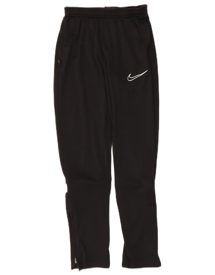 Nike Pantalones de chándal para niños 12-13 años Grande Negro Colorblock Poliéster