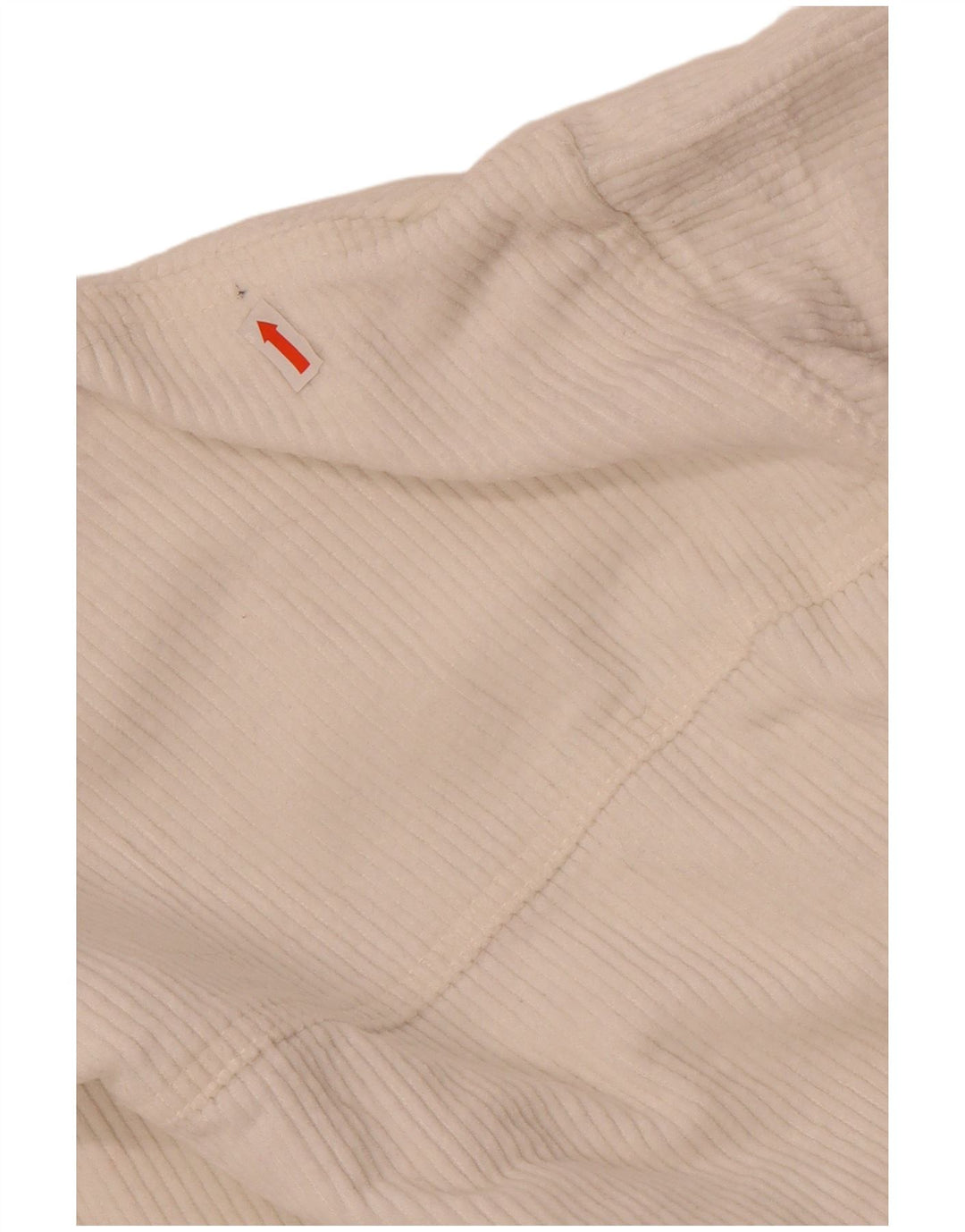 Zara Mujer Chaqueta De Pana Extragrande UK 10 Small White Cotton