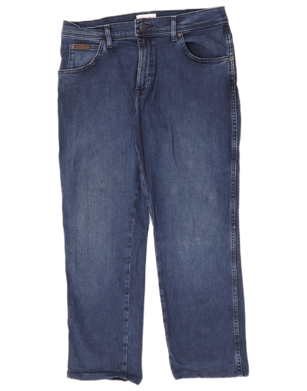 Wrangler Vaqueros ajustados Texas para hombre W32 L26 Algodón azul marino
