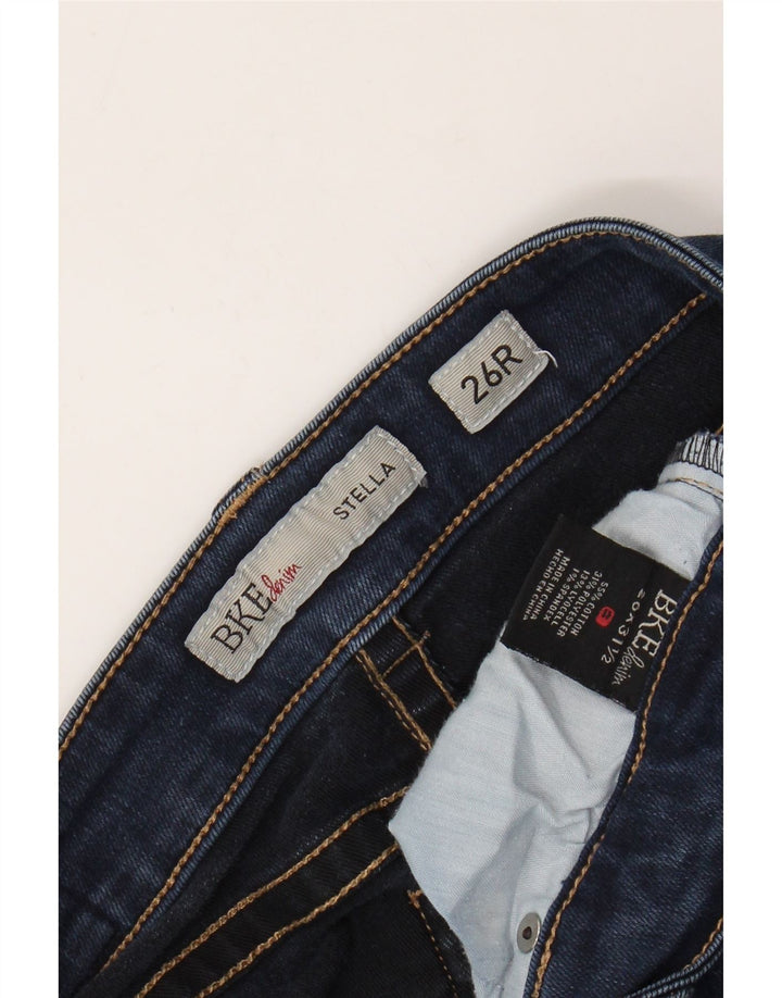 BKE Vaqueros ajustados Stella para mujer W26 L31 Algodón azul