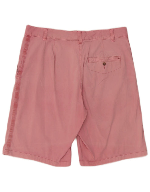Marks & Spencer Pantalones cortos chinos para mujer UK 12 Medium W32 Algodón rosa