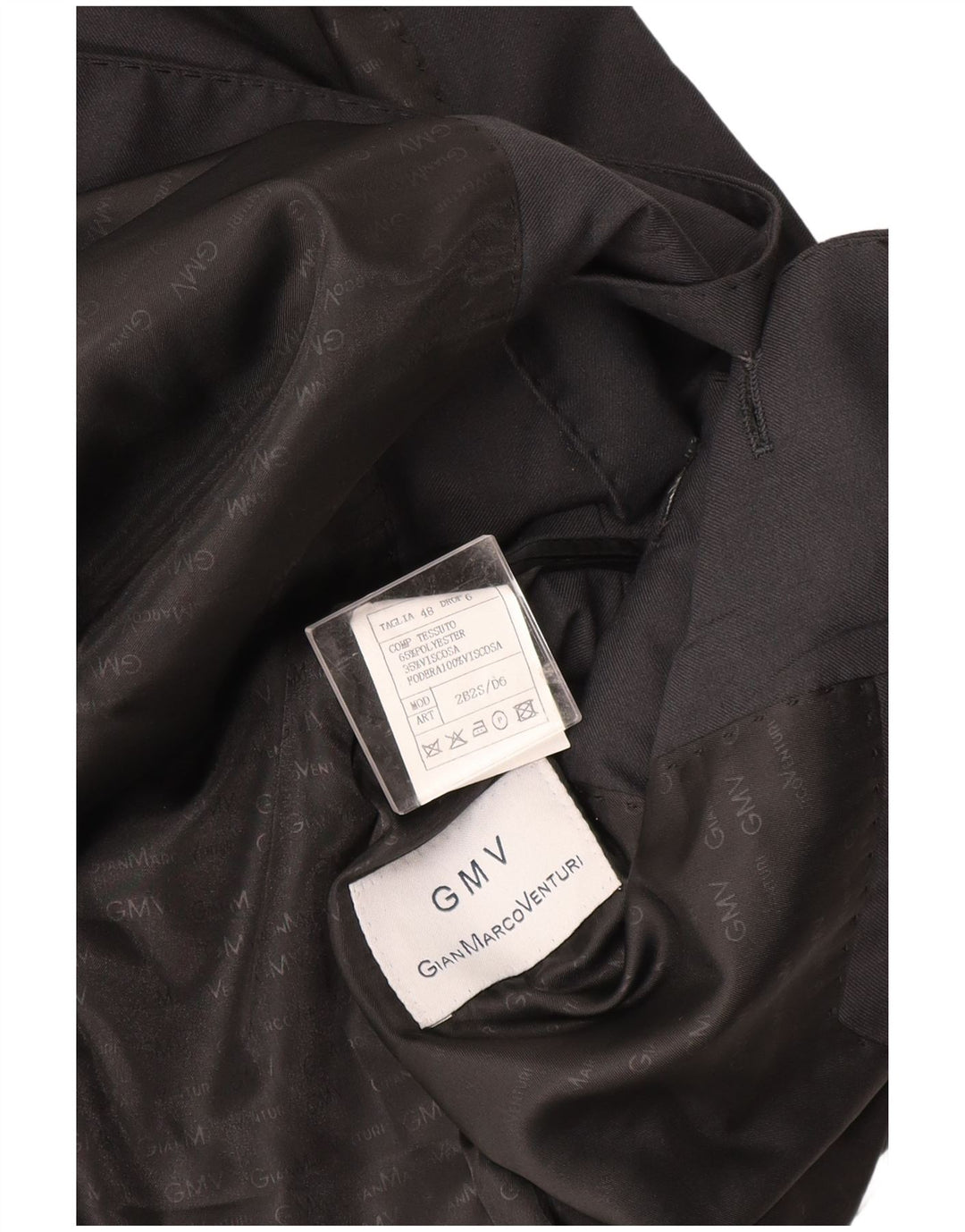 Gian Marco Venturi Traje de 2 piezas con 2 botones para hombre IT 48 Medium W32 L26 Gris