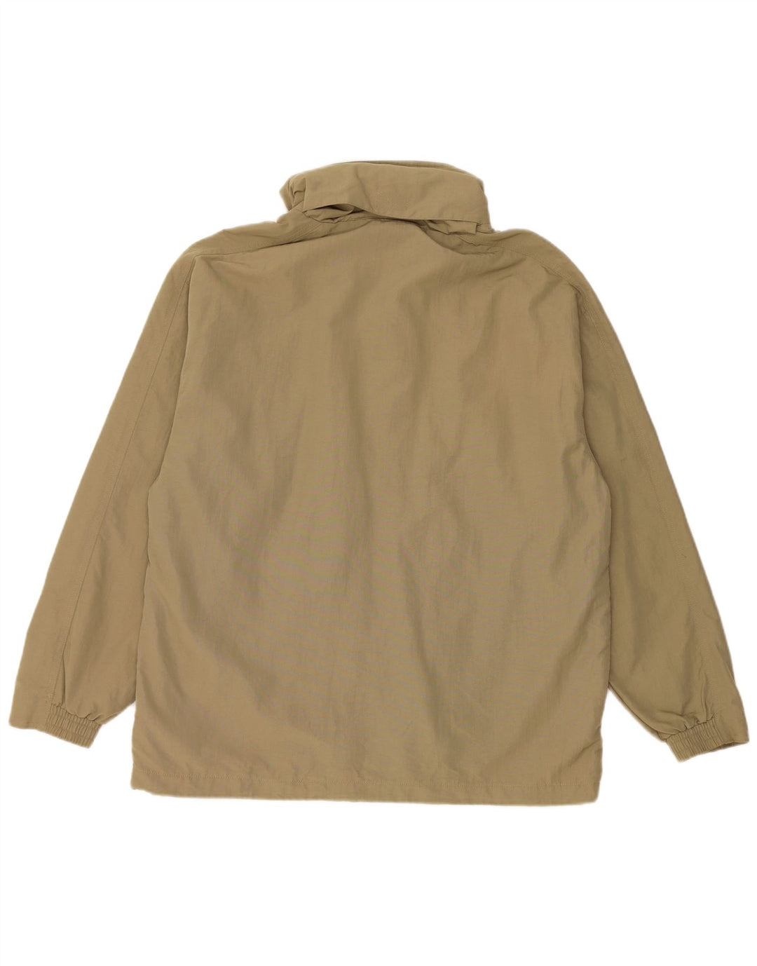 DIADORA Chaqueta impermeable holgada con capucha para hombre UK 36 Small Caqui Poliamida