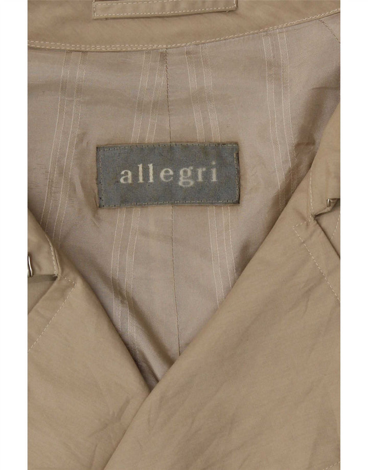 Gabardina Allegri Hombre IT 50 Grande Algodón Beige