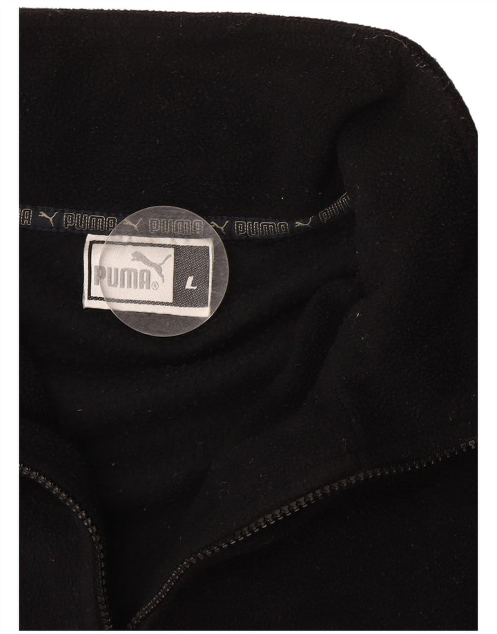 Puma - Chaqueta polar para hombre, talla 40, color negro
