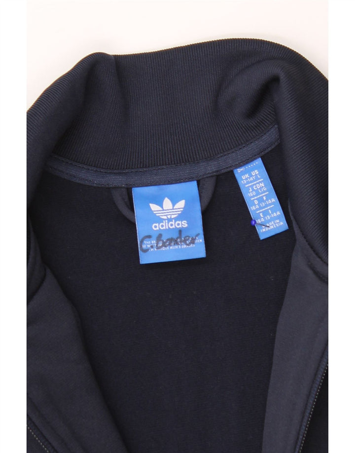 ADIDAS Chaqueta de chándal para niño 13-14 años Azul marino Colorblock