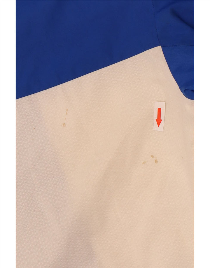 Adidas - Chaqueta de chándal con capucha para hombre, color azul pequeño, poliéster