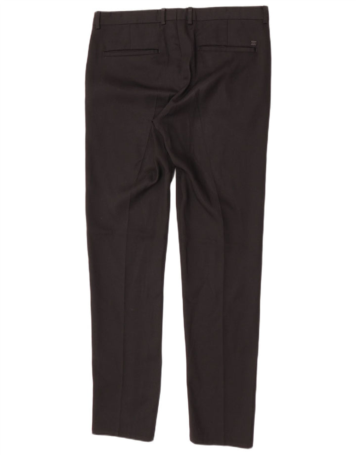 Zara Mens Slim Chino Pantalones EU 40 Medium W31 L32 Negro