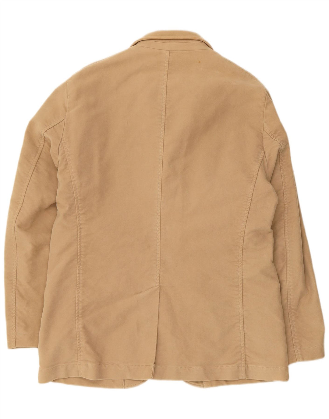 Aspesi Chaqueta Blazer De 3 Botones Para Hombre Talla 40 Grande Algodón Beige