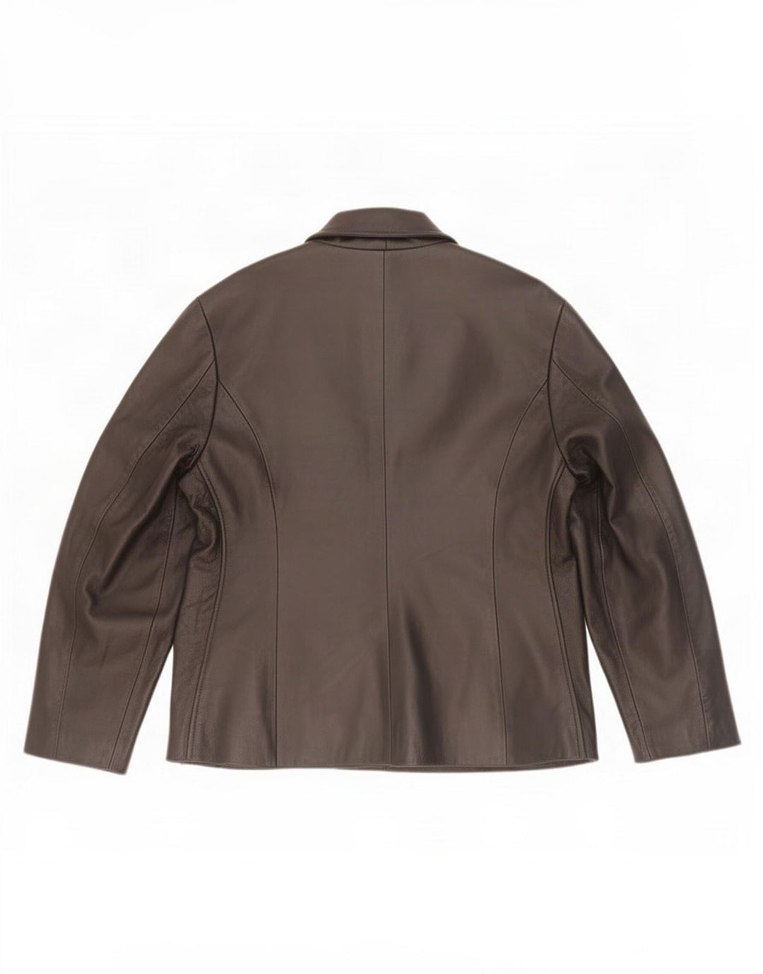 Vintage mujer chaqueta de cuero Reino Unido 14 grande negro
