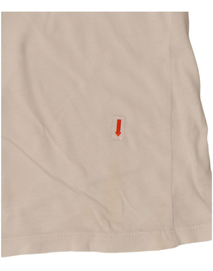 LEVI'S Camiseta gráfica para mujer Top UK 46 Large White