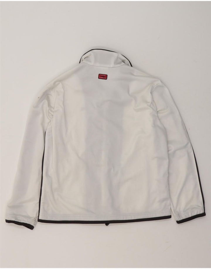 Diadora Chaqueta de chándal para hombre ES 32 2XS Blanco Colorblock Poliéster