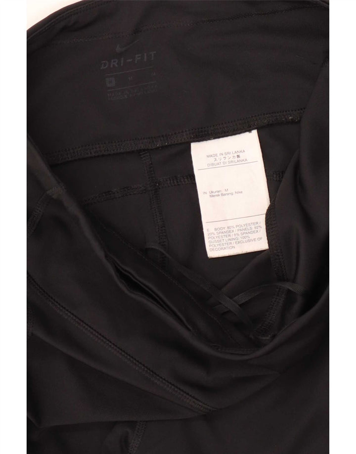 Nike Leggings Dri Fit para mujer UK 12 Mediano Negro Poliéster