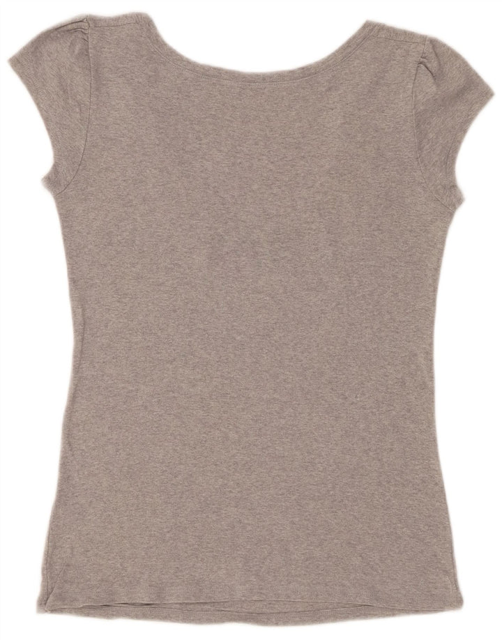 Camiseta Benetton Mujer UK 40 Gris Medio