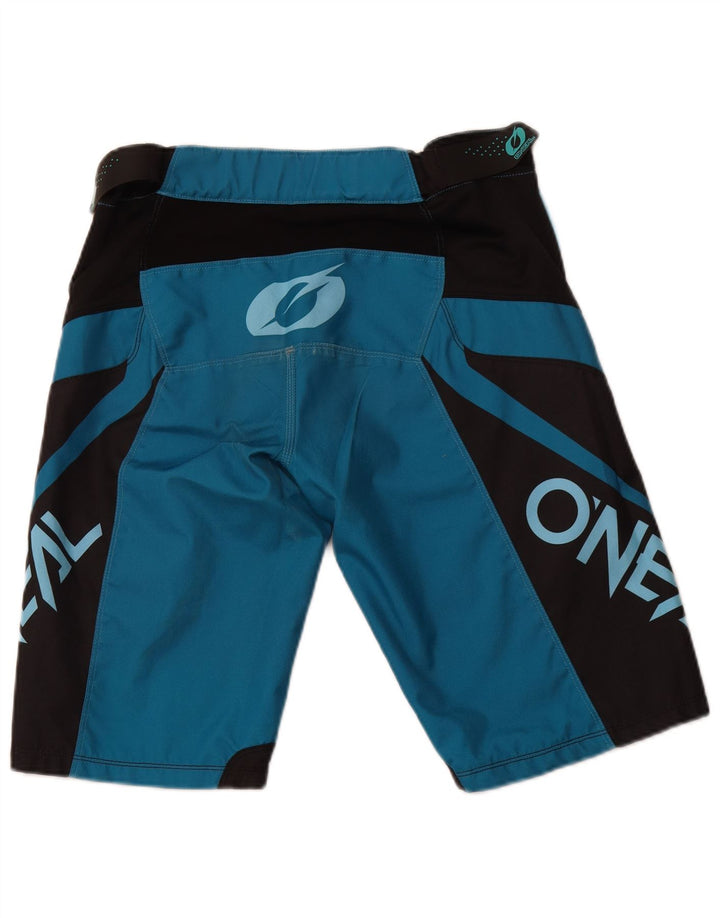 O'NEAL Mens Graphic Cargo Shorts Grande Azul Colorblock Poliéster