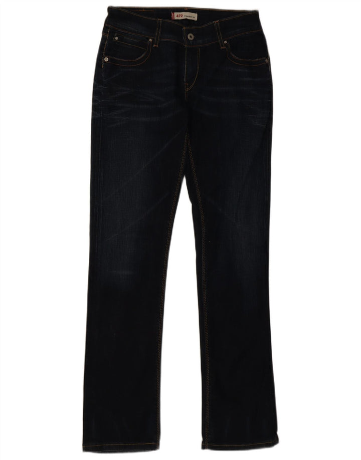Vaqueros Levi's Mujer 470 Rectos W30 L33 Azul Marino