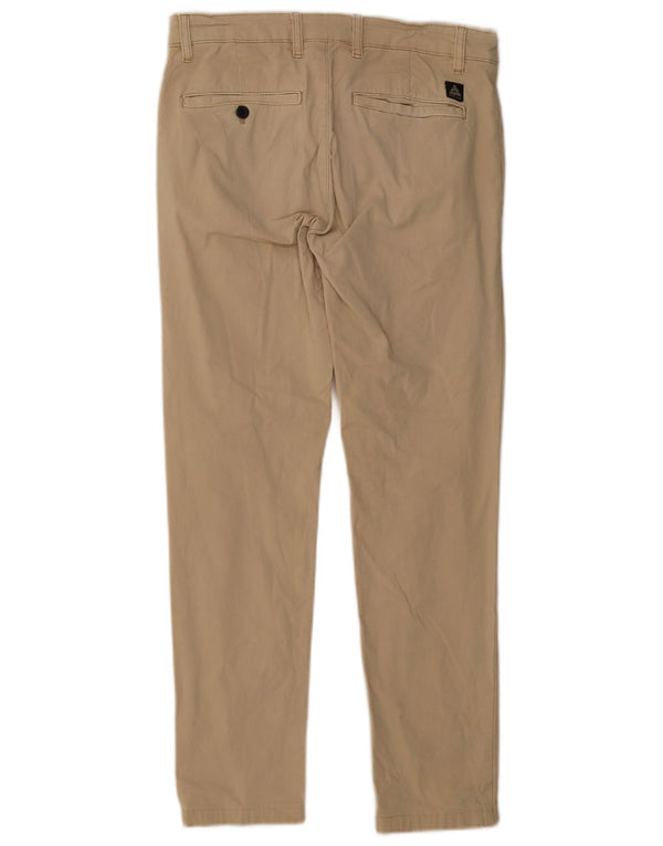 Zara Mens Slim Chino Pantalones EU 40 Medium W31 L28 Beige