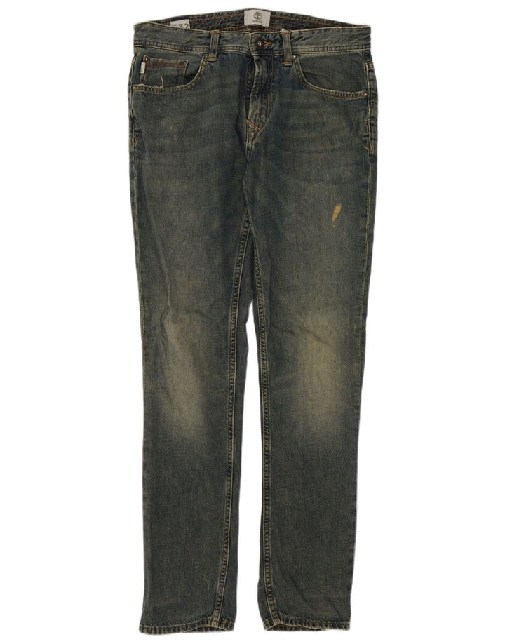 Timberland Vaqueros ajustados para hombre W32 L32 Algodón azul
