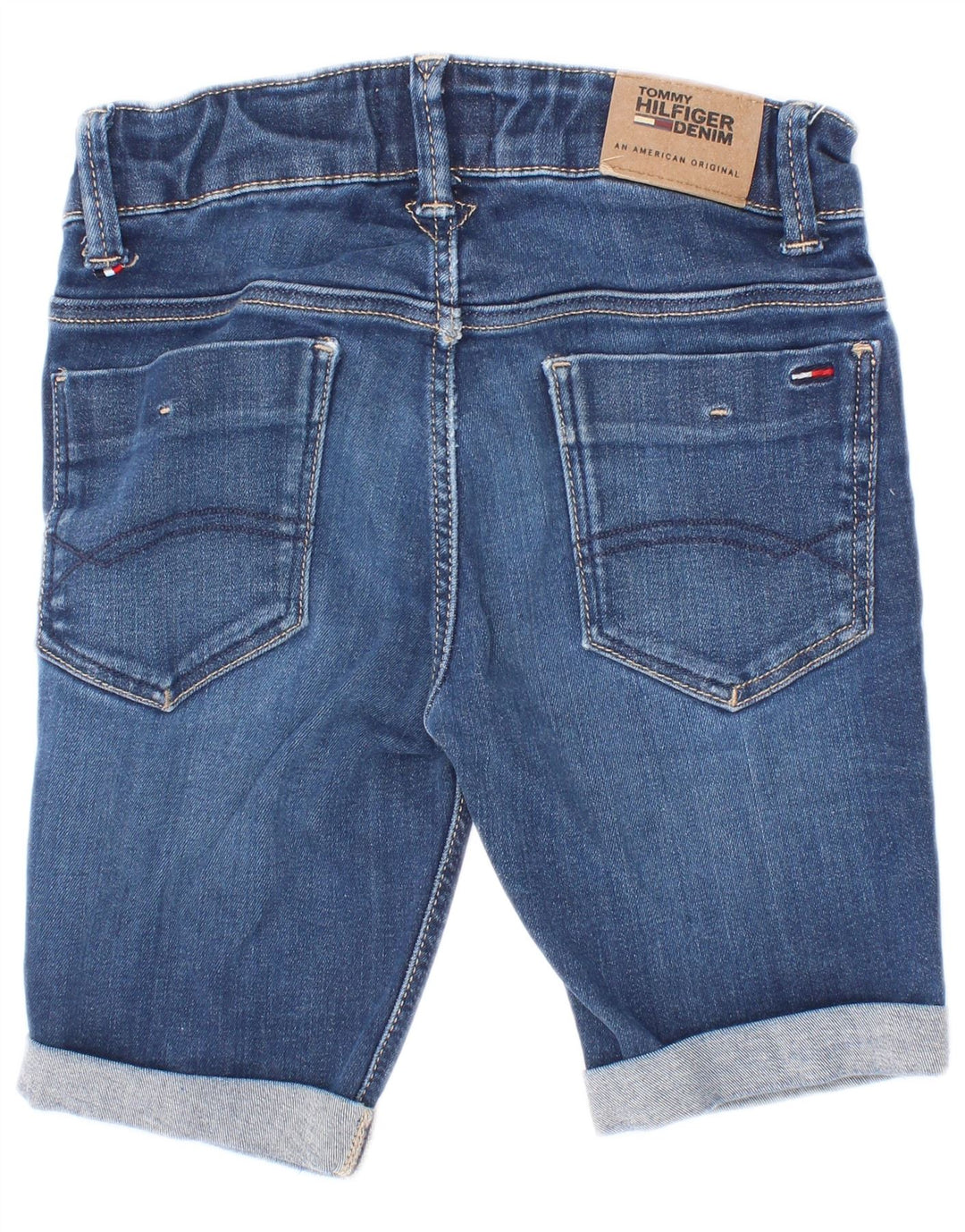 Tommy Hilfiger Pantalones cortos vaqueros para niños 4-5 años W20 Azul