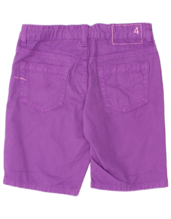 Sun68 Pantalones Cortos Casuales para Niñas 3-4 Años W22 Algodón Púrpura