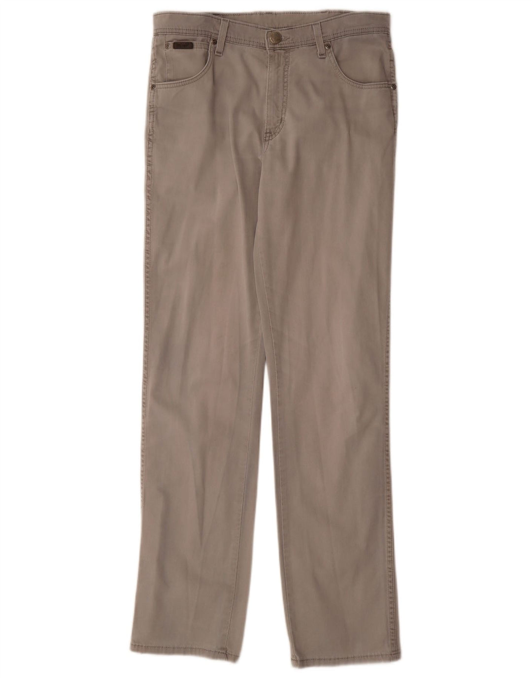 Wrangler Vaqueros rectos elásticos Texas para hombre W33 L34 Algodón gris