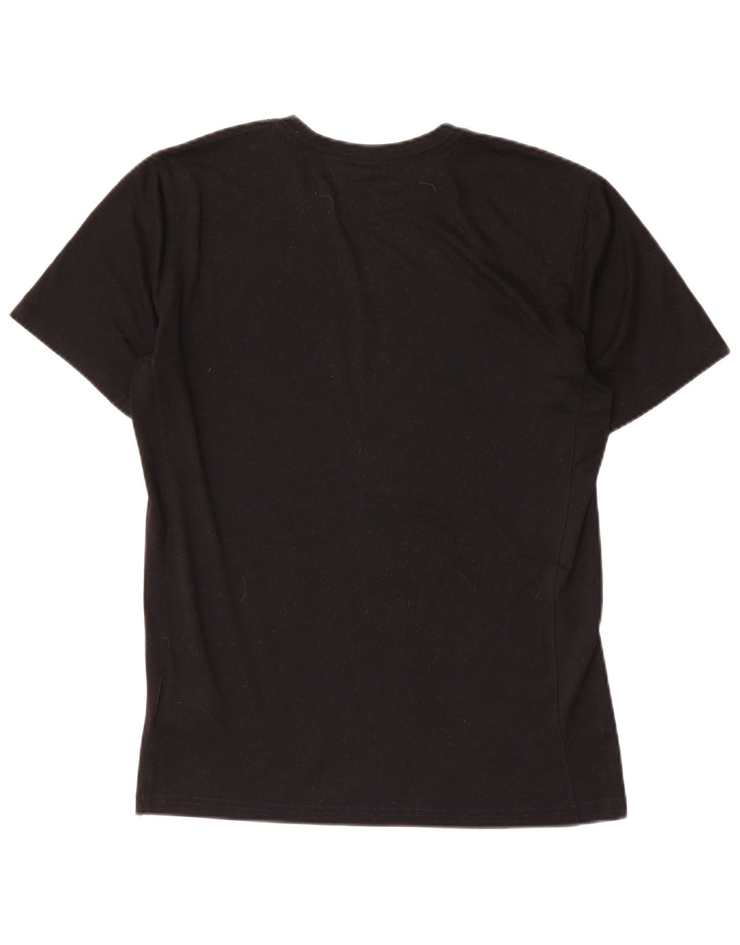 Nike Dri Fit Graphic Camiseta para hombre, talla pequeña, poliéster negro