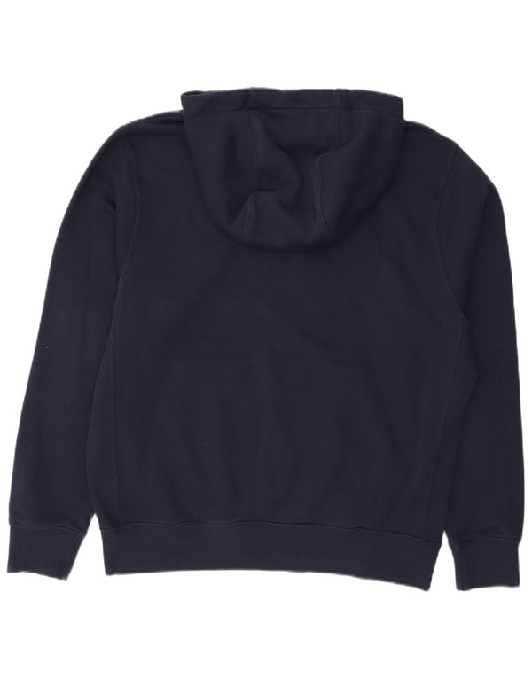 Nike Hombre Sudadera con capucha Jumper Medium Azul Marino Algodón
