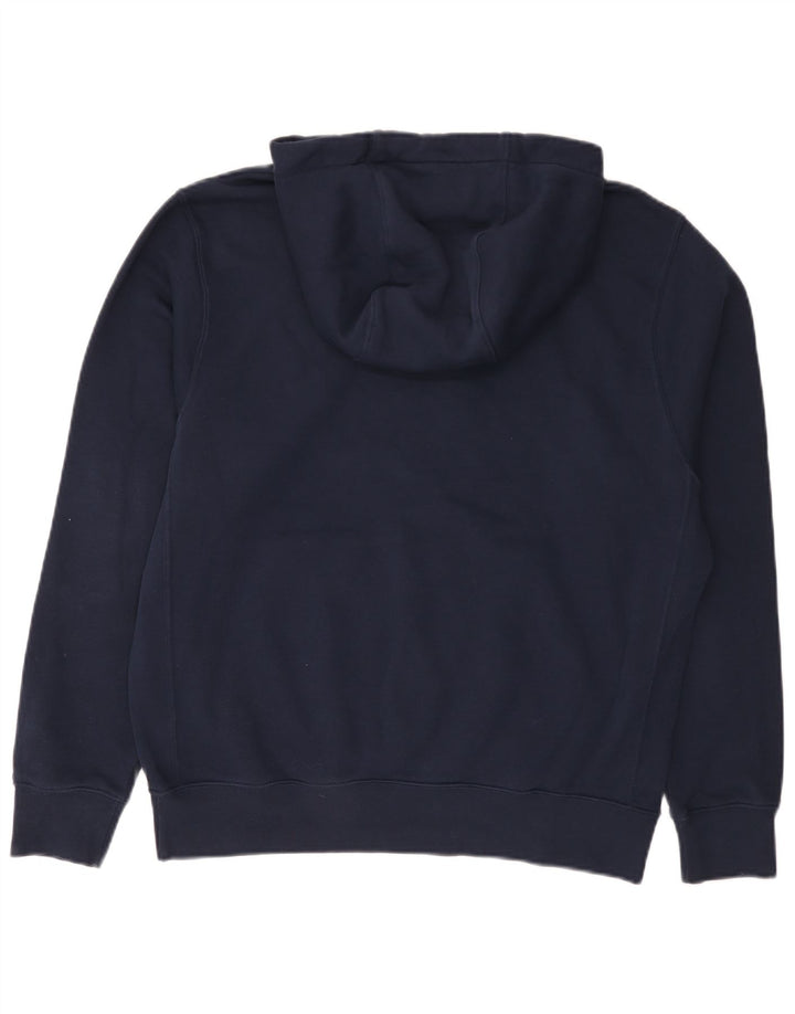 Nike Hombre Sudadera con capucha Jumper Medium Azul Marino Algodón