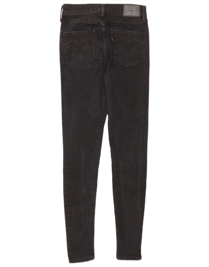 LEVI'S Jeans súper ajustados de talle alto 720 para mujer W25 L30 Algodón negro